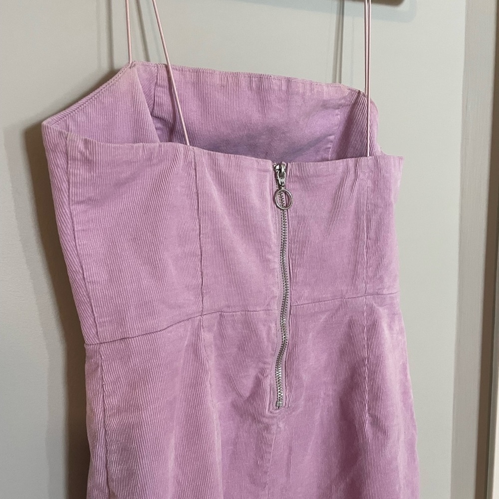 Urban Outfitters | Purple Corduroy Bodycon Dress sz 8 - Picture 4 of 8